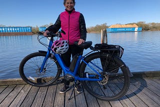 Elaine with her Bonnie Bleu