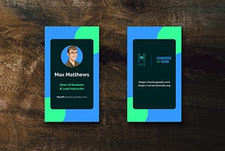 Stop Overthinking Your Business Card