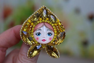 Brooch, stylish jewelry, author’s work, OvLGroup, Online Store,
