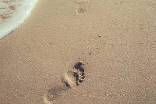 Footprints 👣 in our lives
I love to sneak in unnoticed,
Tip-toeing into your heart unannounced.