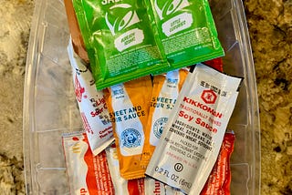 Sauce packets