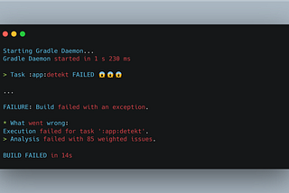 Android linting with Detekt