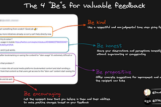 The 4 “Be”s for Valuable Feedback
