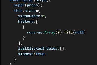 The solution of practices found in React official tutorial (Tic Tac Toe)