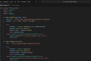 Building a Python Console App: Unleashing Creativity with OpenWeatherMap and Bored APIs