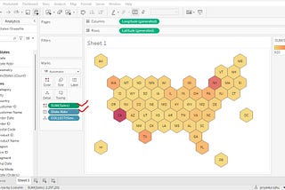 Do you know How to Make HEX map in TABLEAU?