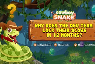 Why Does The Cowboy Snake Dev Team Lock Their COWS In 12 Months?