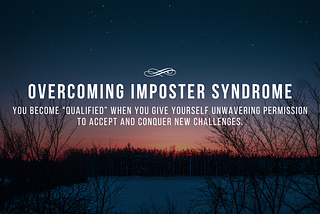 Overcoming Imposter Syndrome: