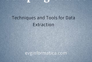 Advanced Web Scraping Course: Techniques and Tools for Data Extraction