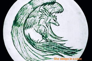 When She Was A Winged-Wolf