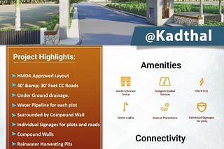Thapovan’s HILL COUNTY — Exclusive DTCP project near AMNASPALLY, KADTHAL, Rangareddy District. Hyderabad, Telangana State.