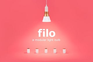 A modular light bulb designed for graceful obsolescence.