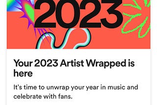 Today Has Been Rough For Me — Spotify Wrapped 2023