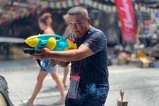 songkran water festival phuket thailand 2024