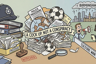 A Cock-Up, Not a Conspiracy