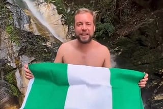 Caucasian Man Who Visited Ekiti State Dismisses Claims Portraying Nigeria to be Totally Unsafe.