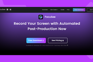 Create stunning video tutorials, product demos, and more with FocuSee