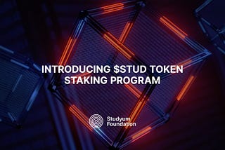 Introducing $STUD token Staking Program