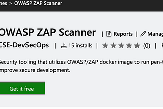 OWASP ZAP Security Tests in Azure DevOps