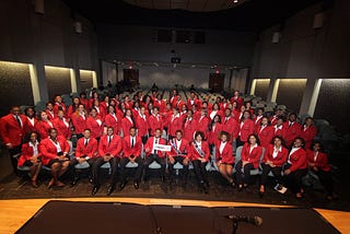 A Sea of Red Blazers for Clark Atlanta’s New Honors Program Inductees