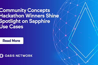 Los ganadores del Hackaton Community Concepts ponen el foco en los casos de uso de Sapphire