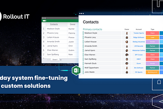 Monday system fine-tuning with custom solutions