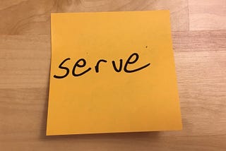Reflections on my 1-word theme of the year: “Serve”
