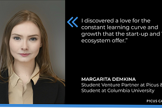 Student Venture Stories: Margarita Demkina
