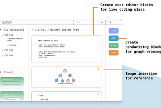 EasyNotes: a note-taking tool that supports code editing