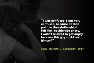 HER EX-BOYFRIEND WAS SELF-HARMING WHILE THEY WERE DATING