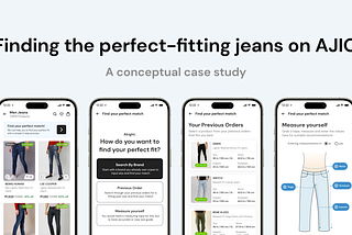 Ending the struggle of finding the perfect jeans with a tailored flow on the AJIO app