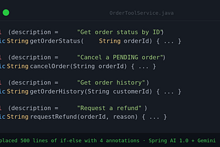 I Replaced 500 Lines of If-Else Support Logic With 4 AI Tool Methods