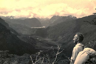 Dad as a young man in Patagonia