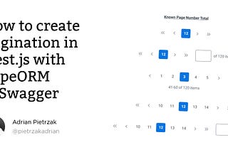 How to create pagination in Nest.js with TypeORM + Swagger