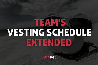 Team announces extension of vesting schedule