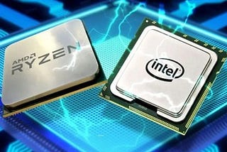 Intel and AMD chip