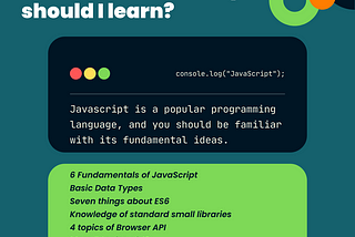 How much JavaScript should you learn?🤔