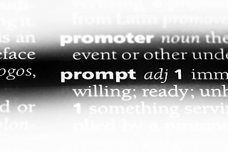 Definition of prompt