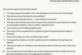 Why Did Zelensky Taunt Putin?