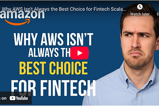 Why AWS Could Be Silently Killing Your Fintech Performance