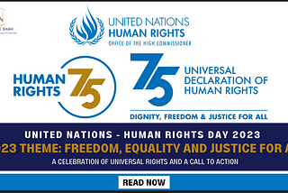 UNITED NATIONS — HUMAN RIGHTS DAY 2023
