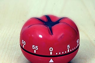 Photo of a Pomodoro (Tomato) kitchen timer