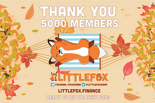 🎉5K LittleFox members in TG