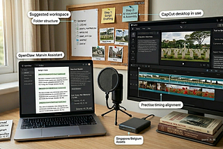 How I Used OpenClaw and CapCut to Create AI-Narrated History Videos