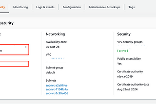 AWS — RDS — Headstart