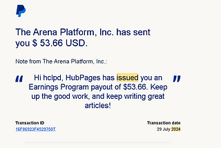 Picture of Hubpages Payment