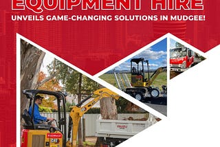 Revolutionising the Landscape: RedMack Equipment Hire Unveils Game-Changing Solutions in Mudgee!