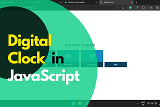 How to create Digital Clock using HTML, CSS and JavaScript with deployment