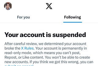 A Saturday Morning Surprise: Reflections on My Twitter Suspension
