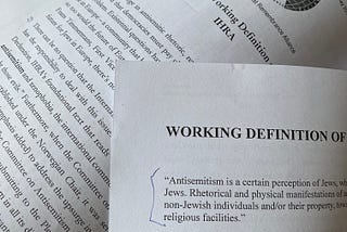 Who gets to define Antisemitism?